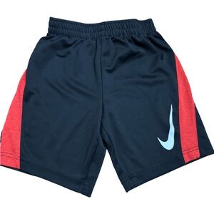 Nike Kids Black and Red Shorts